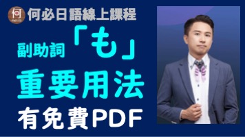 副助詞も的重要用法意思